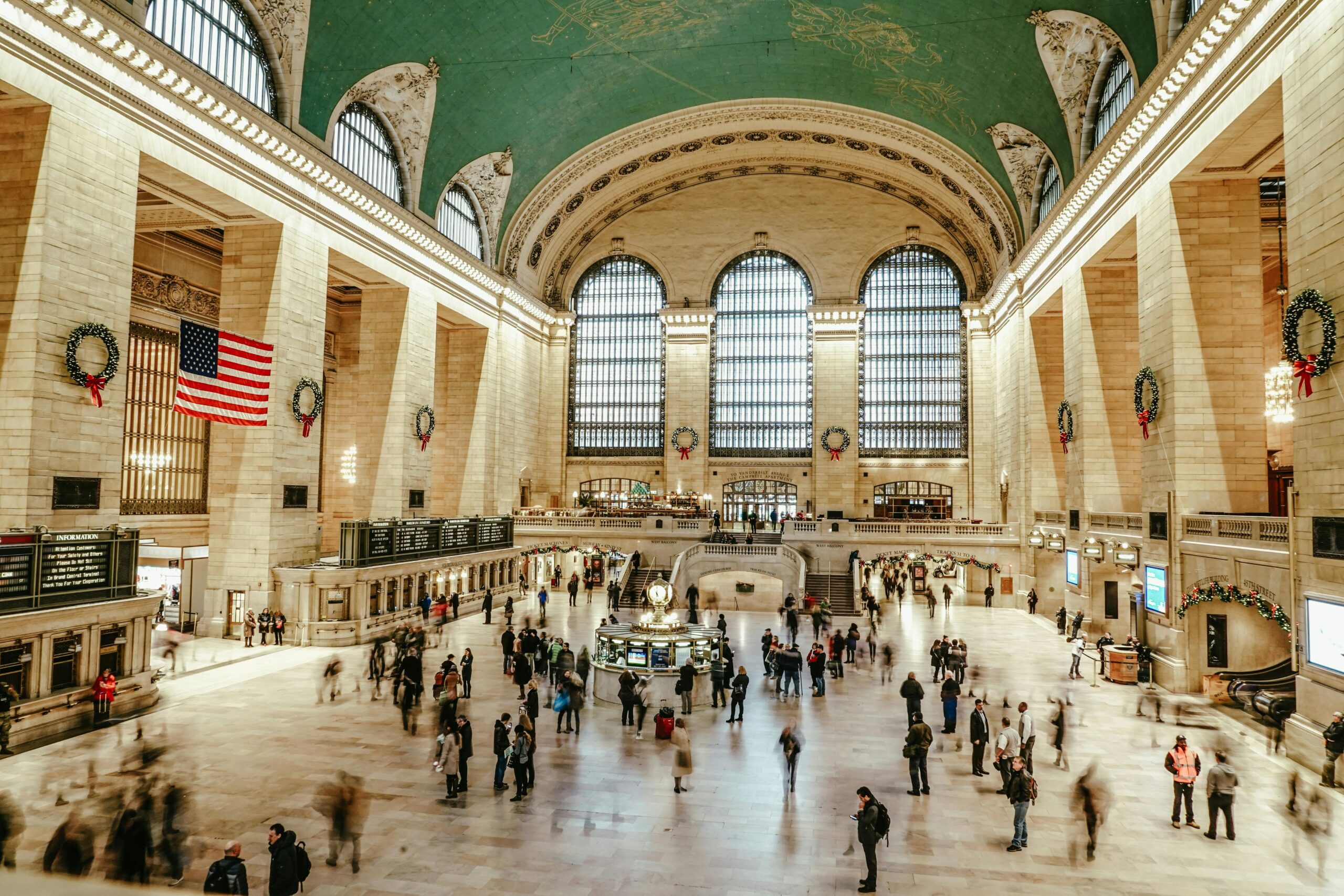 NYC to DC bus terminal scene