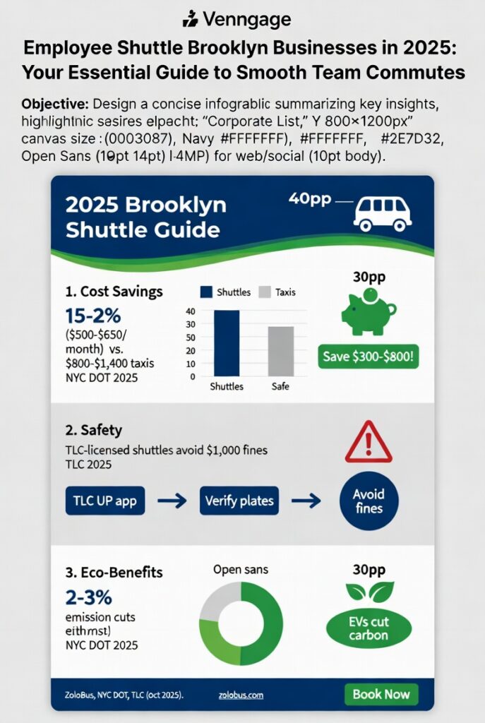 Employee Shuttle Brooklyn Businesses in 2025: Your Essential Guide to Smooth Team Commutes 4 Infographic employee shuttle Brooklyn businesses