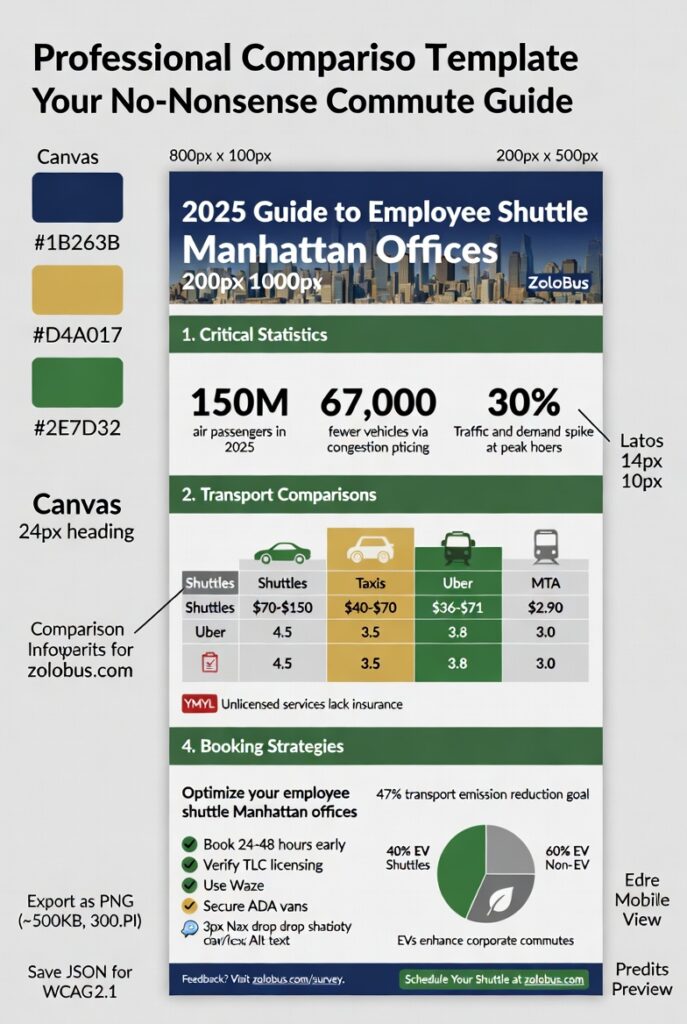 Employee Shuttle Manhattan Offices in 2025: Your No-Nonsense Commute Guide 4 Infographic employee shuttle Manhattan offices