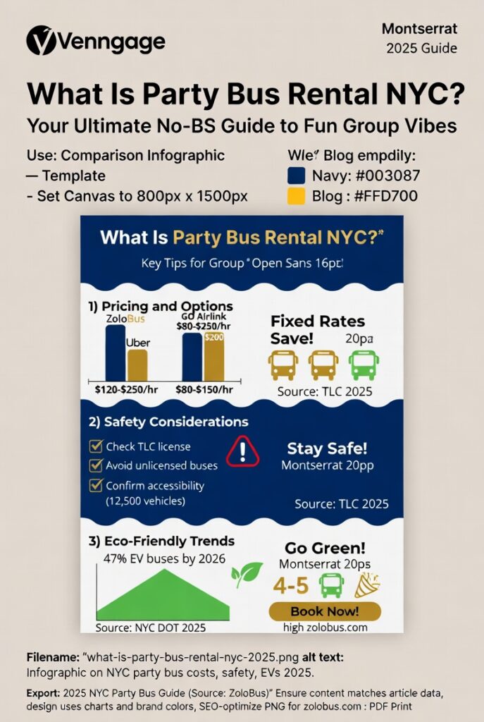 What Is Party Bus Rental NYC in 2025? Your Ultimate No-BS Guide to Awesome Group Vibes 4 Infographic what is party bus rental NYC