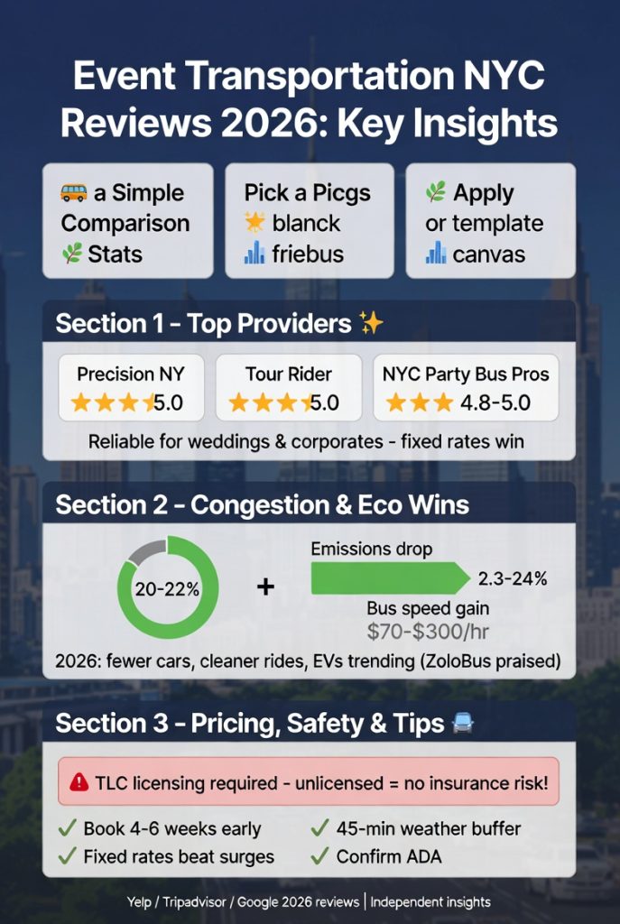 Event Transportation NYC Reviews 2026: What Real People Are Actually Saying About Getting Around for Big Days 4 Infographic event transportation nyc reviews 2026