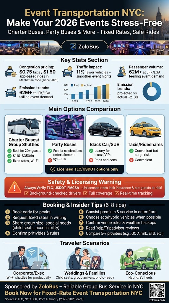 Event Transportation NYC: 6 Honest Comparisons for Construction Crews in 2026 4 Infographic event transportation NYC